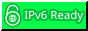 An 88x31 button depicting the logo of the World IPv6 Launch with the words &ldquo;IPv6 ready&rdquo; next to it